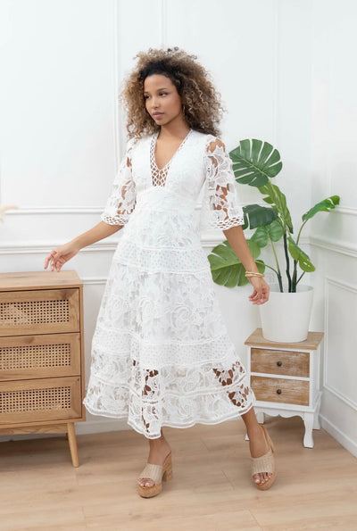robe en dentelle